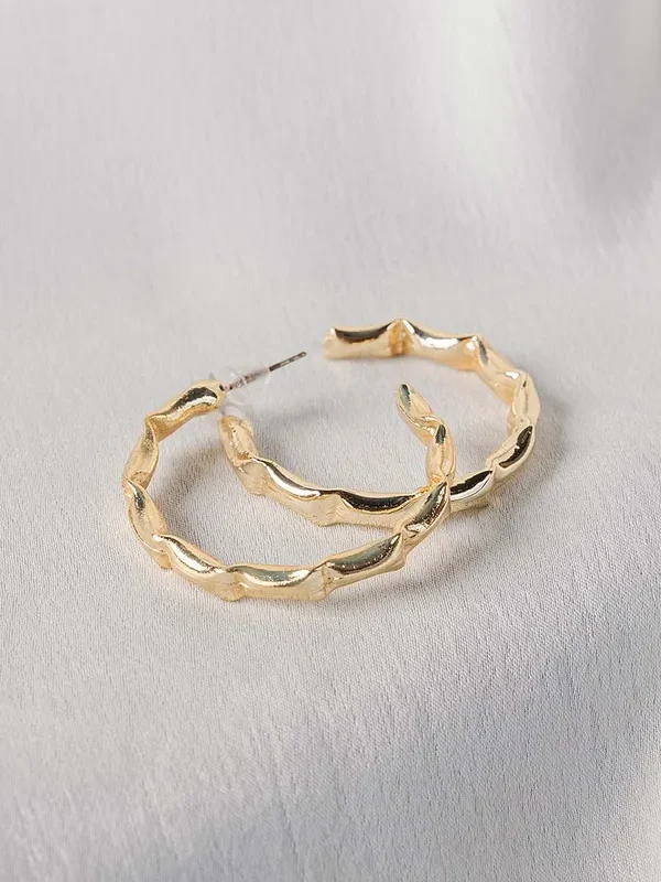 C Hoop Earrings